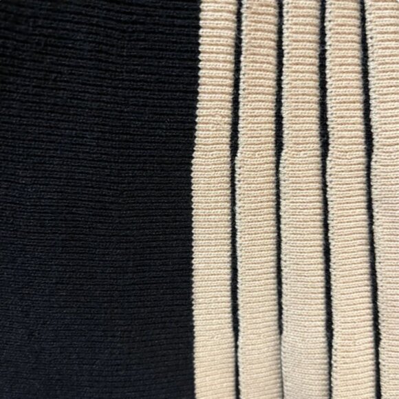 EUC Dalia MacPhee Colorblock Ribbed Sweater Midi Dress Size XL - Picture 6 of 10